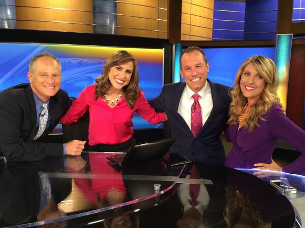 ErikSandoval's tweet photo. Today is @NicoleLocal6 last day #local6  very sad. http://t.co/Jlhro2UePF