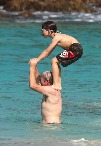 GereWeb's tweet image. My son Homer! My little me on the beach!