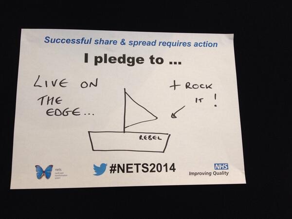 themrsbones's tweet image. @nhsNETS #NETS2014 my pledge! @NorthumbriaNHS @annielaverty @SykesEliot @DrWinTadd @thefourrileys