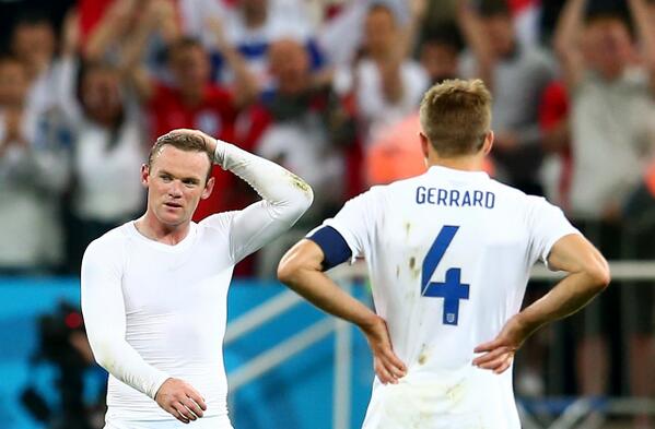 BBCSport's tweet photo. Steven Gerrard faces the brutal reality that his @england dream is now over. http://t.co/GxUiALyDEJ #WorldCup http://t.co/NldZ0bmvnl