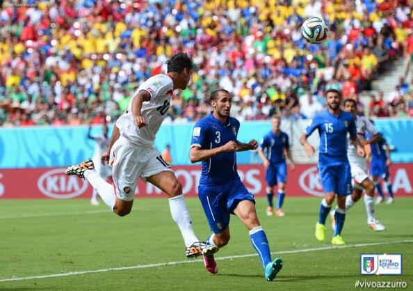 Azzurri's tweet photo. #Mondiali2014 #ITA #ItaliaCostaRica 0-1 (Ruiz). All'Italia serve almeno il pareggio con l'#URU per passare il turno. http://t.co/fCDmksz0eS