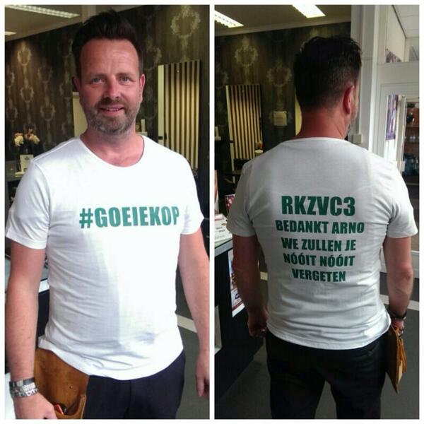 RKZVC3's tweet photo. Arno en Erwin bedankt!! http://t.co/h29zQchJ2K