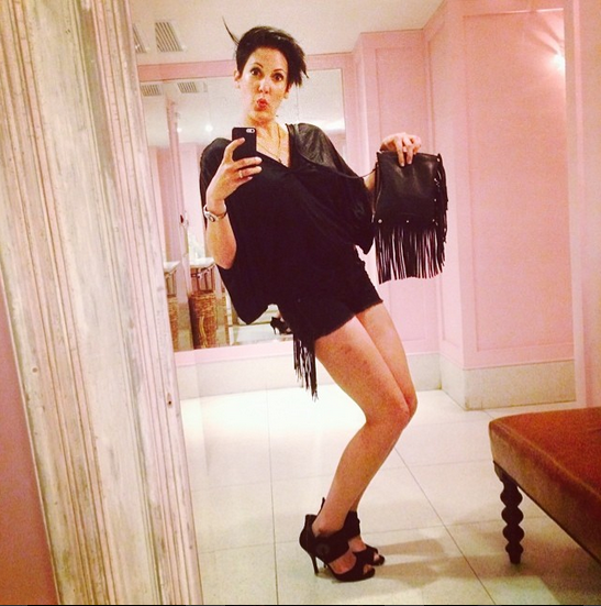 hayden_harnett's tweet photo. Lovvee #regram @vanessabley: Feelin FRINGEY @haydenharnett i <3 your #iconfringe bag so much I bought matching SHORTS http://t.co/ByVFteLBkF
