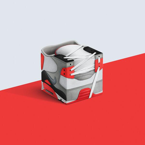 The good news of today is that <a href="/sneakercube/">Sneakercube</a> prints will be coming to my shop next week! society6.com/hellocolor