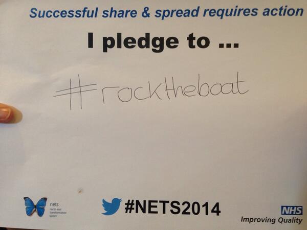 libby_mc's tweet image. @helenbevan @nhsNETS keep on rocking #NETS2014