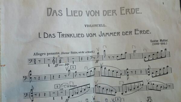 DerEiji's tweet photo. Listening to Das Lied von der Erde. http://t.co/SWqVYx7iWC