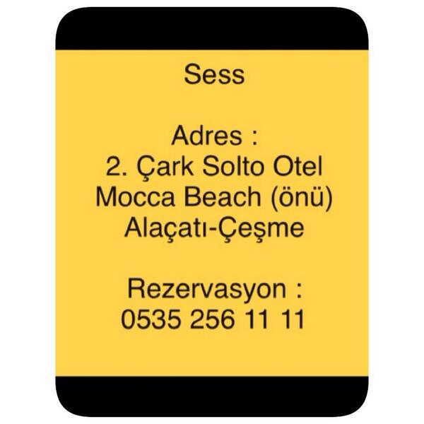 cesmesess's tweet photo. Sess Alaçatı/Çeşme
adres &amp; rezervasyon http://t.co/PJeoZxYj3f