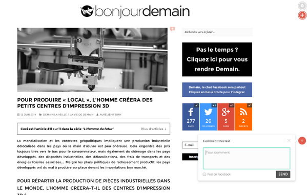 youmoodme's tweet photo. Proud to announce that @bonjourdemain is using youmood.me Social Annotations http://t.co/iVcqDVdphD. Welcome! http://t.co/G6R6sN4Tkj
