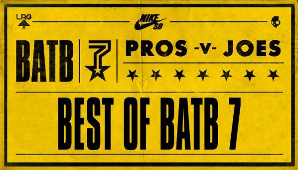berrics's tweet photo. Here are the #BATB7 Pros vs. Joes mega, mega highlights. Let's ro-sham-bo, bitches! http://t.co/JNpflqm12h http://t.co/rsACUIoOdu