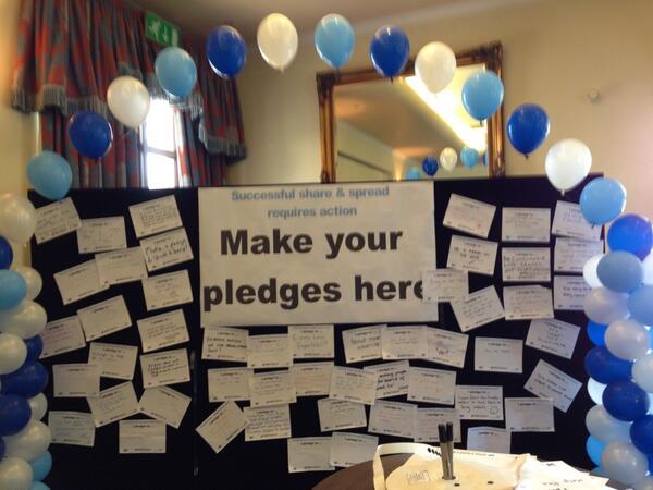 NETSQI's tweet image. Pledges and actions from #NETS2014. A great day. Many thanks to all delegates and @nhshem @helenbevan