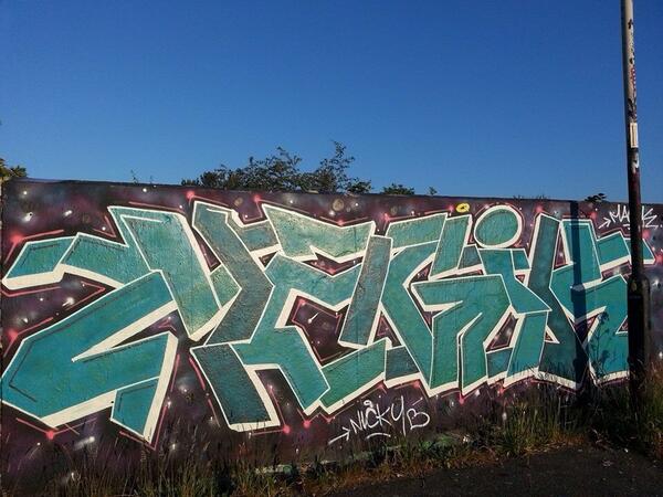 Once a Mecca for Essex street art. Current Chelmsford Gas Works art