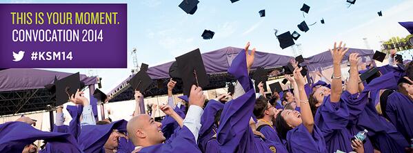 Congrats to all the <a href="/NorthwesternU/">Northwestern</a> students graduating today, including the #Kellogg Class of 2014! #KSM14 #NUGrads