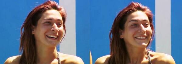 şu gülüşe bakın MELEK YÜZLÜM :)  <a href="/BernaCanbeldek/">Berna canbeldek</a> 😍 ❤️