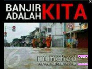 DrizzMaticBJM's tweet photo. @HRudyAriffin @Prabowo08. :) banjir adalah kita :) http://t.co/843YE6FYsq