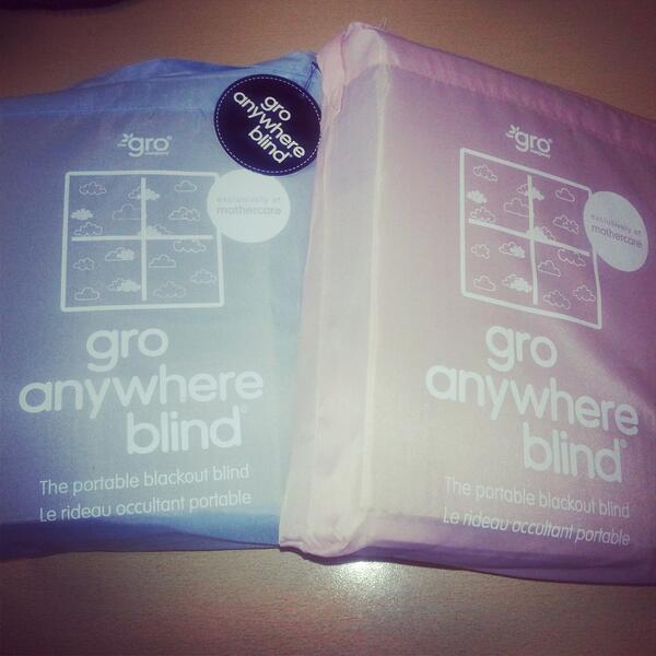 We have 2 portable blackout Gro blinds to give away for review.  To be in with a chance simply RT