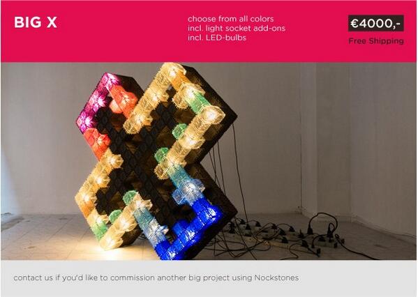 MelleKoot's tweet photo. Build your own Big X @nockstone and give our @kickstarter a boost! http://t.co/A9XG5qrf3a