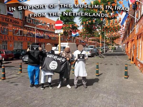 ISIS-aanhangers in Den Haag
