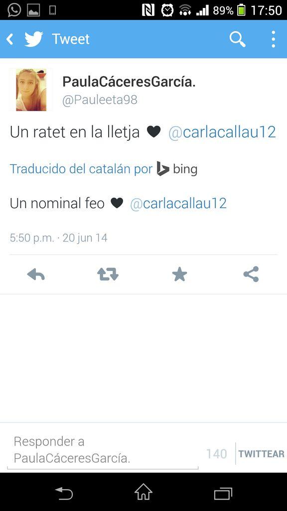carlacg_17's tweet photo. @Pauleeta98 paula mira soy un nominal feo http://t.co/HorR1POP9a