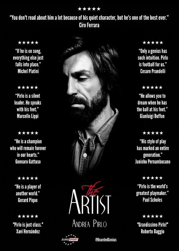 FootballJester's tweet photo. Andrea Pirlo #ITA

(Credit to @BeardedGenius) http://t.co/so5ZkLE0Zj