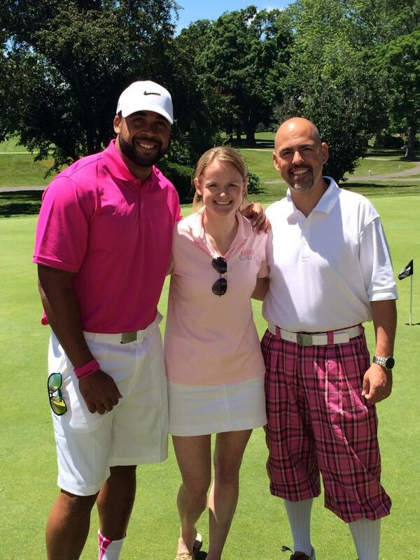 hmcm27's tweet photo. Great day for @elliefund golf tournament ! Thank you @dj45williams for joining us!! http://t.co/mcQI76PEvI