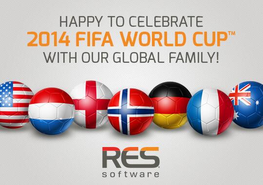 RESsoftware's tweet image. It&apos;s almost the weekend! Enjoy @fifa #worldcup2014 - From #USA to #NL we are happy to cheer with our global family