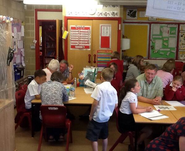 EdmoLou's tweet photo. We really enjoyed having our grandparents in school with us today. http://t.co/pAwPRzh513
