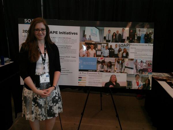 SOAPEUofT's tweet photo. @ErinGoBragh13 representing SOAPE at #OPAConference2014 http://t.co/I6sGoOqrpt