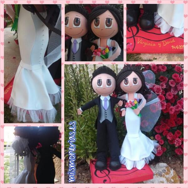 fofuchas personalizadas novios