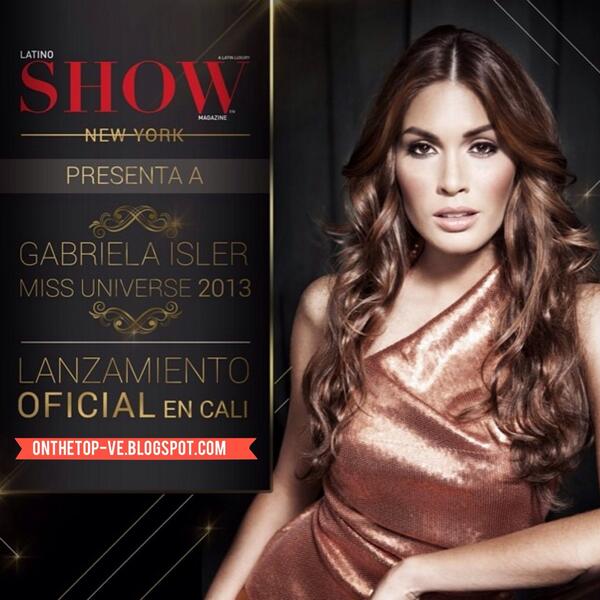 OnTheTopVE's tweet photo. Por primera vez, Miss Universe, visitará Cali, Colombia para el lanzamiento de @latinoShowLSM el 23 de Agosto! http://t.co/GE9EYIbeey