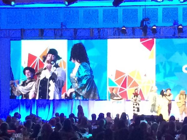 cvent's tweet photo. RT @McNeelK: Senior management sings a song to round out #cventcms http://t.co/VRleC4atgb