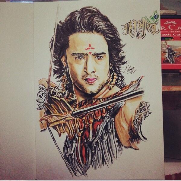 Mahabharat Episodes - Sketch Of Mahanayak Arjun. | Facebook