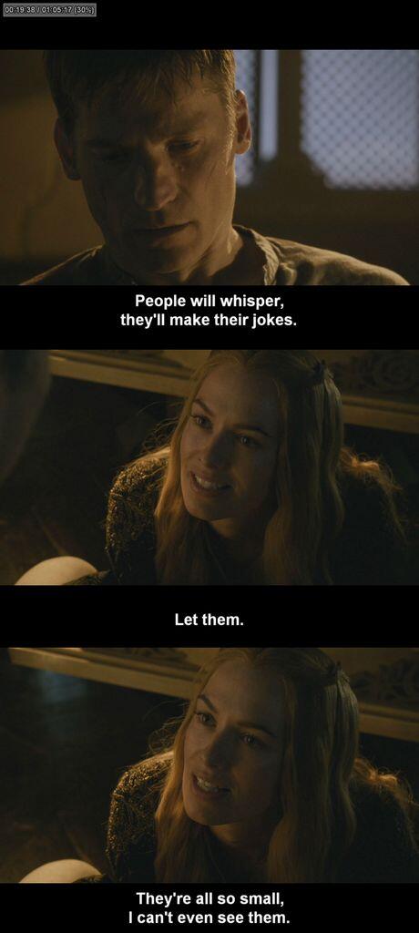 Jaime is secretly hoping Cersei is not referring to his balls #GameOfThrones