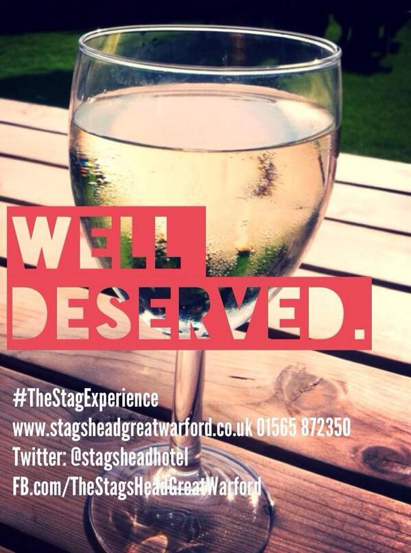 StagsHeadHotel's tweet photo. Welcome to The Stag...The weekend starts here.... #friday #alderleyedge #cheshire http://t.co/B5KR0J72W4