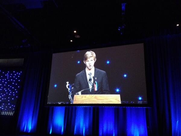 #LDFINAL Has begun. He looks great up there and opened with a very gracious speech. #Nats14 #tigerforensics