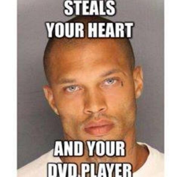 Nicole_Emmett's tweet photo. Apparently these are things: #FelonCrushFriday #HotMugShotGuy #MugShotAppreciationDay #jeremymeeks #FreeJeremyMeeks http://t.co/gT2H4l17wG