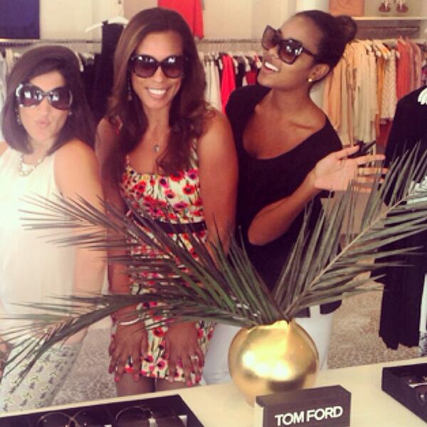 AliciaBarnesTV's tweet photo. Rockin #TomFord @aalshafei @megtylerp ...trunk show at @shopvanjean ...I grabbed the "Alicia's" #OnlyPair #Meant2Be π http://t.co/4JTZfRYISL