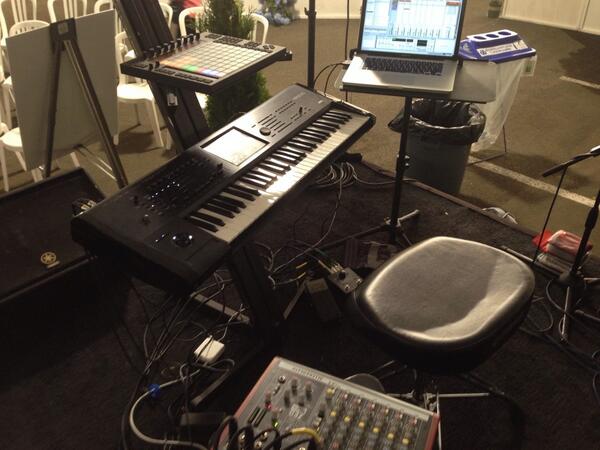 gyberspace's tweet image. Go by train duo @ lake Oswego fest of arts @Ableton  @KorgUSA