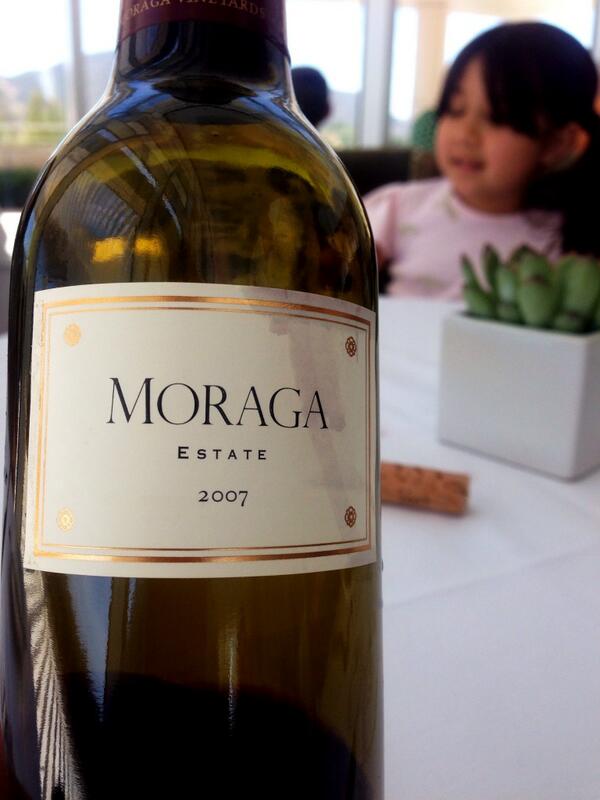 In situ. Birth year wine for Juliet.  Forgot the beauty of the Getty Center.  The 07 Moraga is beautiful, too!