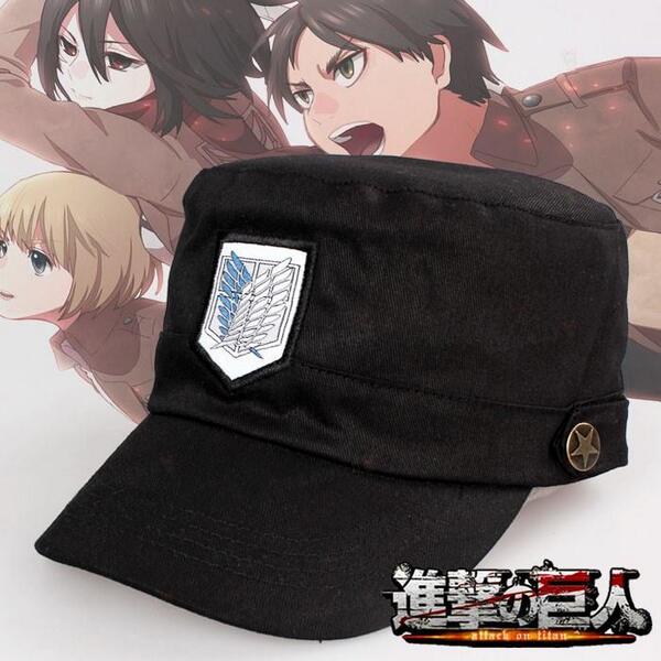 ComicB's tweet photo. Attack on Titan kasket 100% bomuld Størrelse. 53-57 cm http://t.co/04PhfH3umb