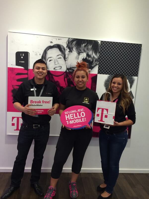 M1_spulley's tweet photo. @att made her pay overages. We have her #Unlimited @TMobile http://t.co/TsiwLL26NF