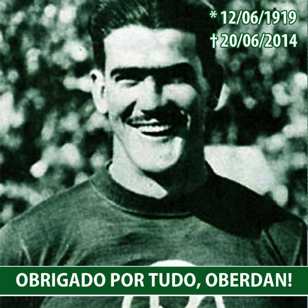 Palmeiras's tweet image. Eterno ídolo palestrino, Oberdan Cattani morre aos 95 anos de idade bit.ly/1qqiSox