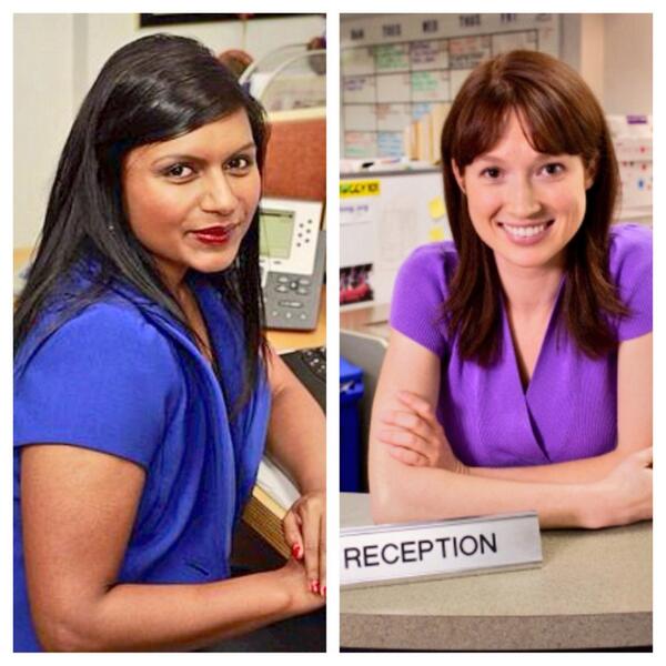 RT for Kelly Kapoor FAV for Erin Hannon.