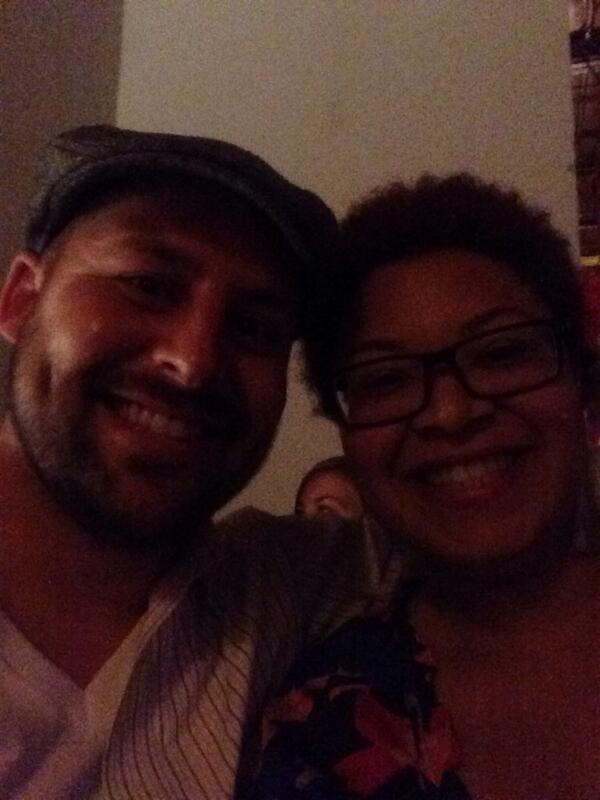 ReginaTwine's tweet photo. Selfie with my #MrTriangle crush @AdamTKincaid http://t.co/ykaT2tcQFK