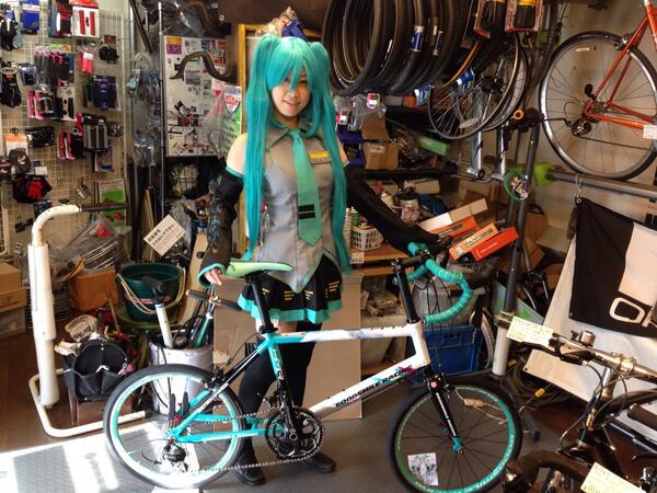 画像 初音ミクをモチーフにした自転車が発売