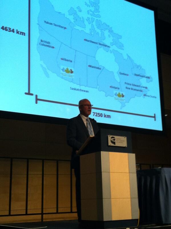 FIMS2014's tweet photo. Dr. Jon Kolb from Canada's @ownthepodium talks about Innovations 4 Gold here at #FIMS2014 http://t.co/nX5UuG1CUo