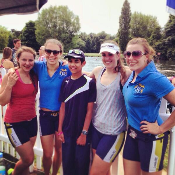 Good luck to our #HWR14 crew racing today. Meg, Nicola, Harin, Val and Michelle race Wallingford at 14:40 #GoLeeds