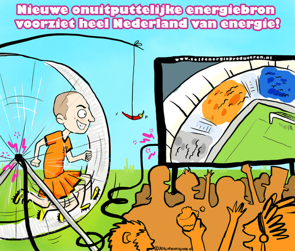 ZEPduurzaam's tweet photo. Nieuwe Nederlandse energiebron ontdekt! #nedchi #wk2014 #duurzaam #energie http://t.co/iaOdHhm0ek