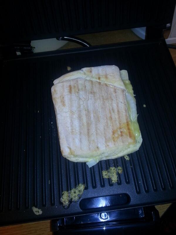 Cheese &amp; Onion Panini !!