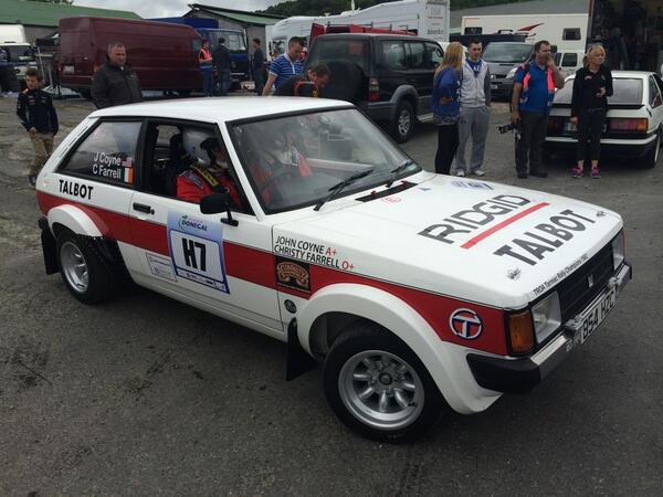 IrishTarmacTROA's tweet photo. 1982 Tarmac Champions heads out for the first stage on day 2 @DonegalRally_ie http://t.co/nCpyuwiY1s