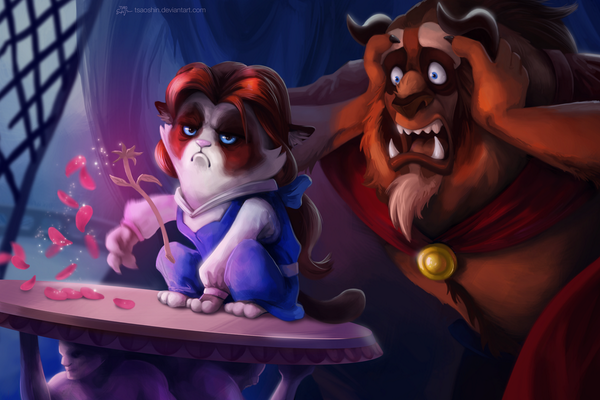grumpy__cats's tweet photo. Tale As Old As 「No!!」 https://t.co/SNmownxeEW #grumpycat  #グランピーキャット